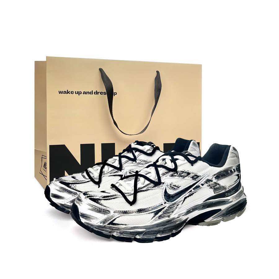 Nike Nike Initiator Abrasion Resistant Low top Casual City Commuting Running Shoes Unisex Black White