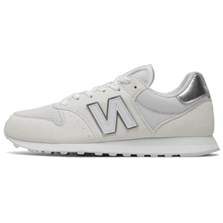 New Balance New Balance Casual Textile, Synthetic Leather Low top Running Shoes Women's White Silver