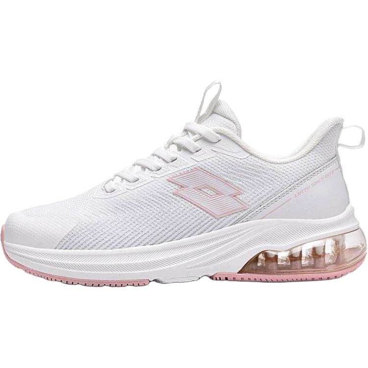 LOTTO Slip Resistant Abrasion Resistant Low top Running Shoes Women's White Pink