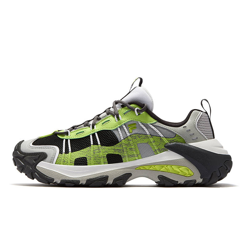 FILA FUSION EXOCET II Mountains Shoe 2 Low top Casual Shoes Men's Green Hills
