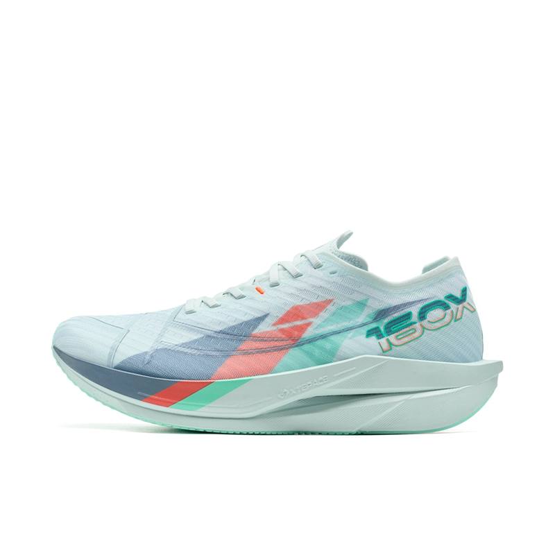 XTEP 160X 6.5 Low top Carbon Plate Marathon Training Running Shoes Men's Moonstone Blue/Jing Yuan Blue
