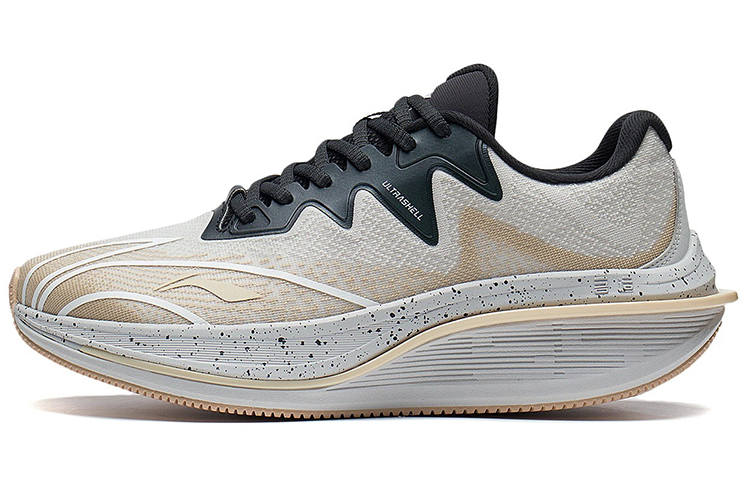 Li-Ning Li Ning WuShi 5S 2.0 Running Shoes Men's Low Top Light Smoke Gray/Light Milk Umber