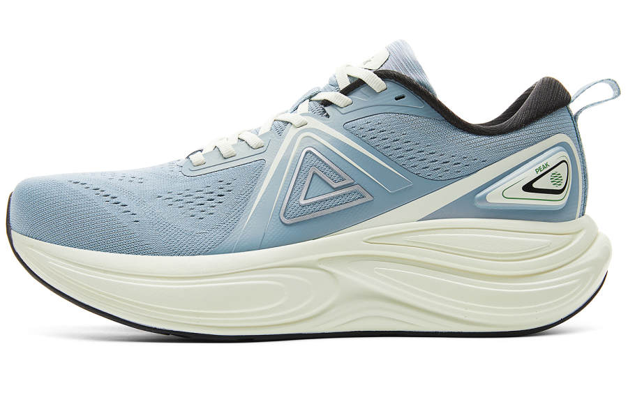 PEAK Cushioning Rebound Slip Resistant Low top Running Shoes Men's Elegant Blue