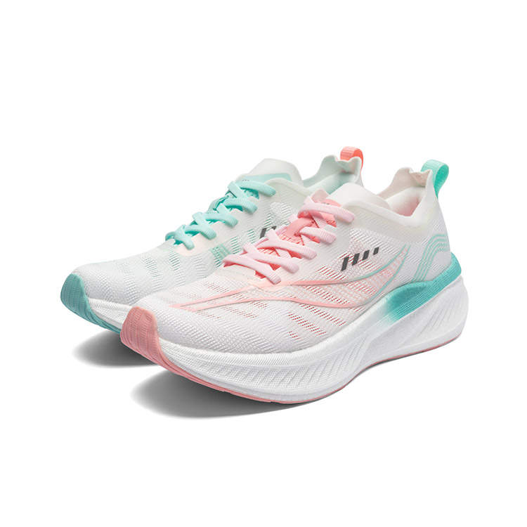 LPMX Low top Carbon Plate Running Shoes Women's Pink Green Mismatched
