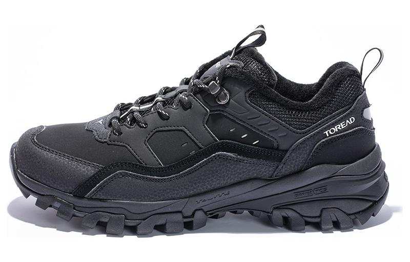 TOREAD Thermal Slip Resistant Abrasion Resistant Low top Outdoor Shoes Men's Black