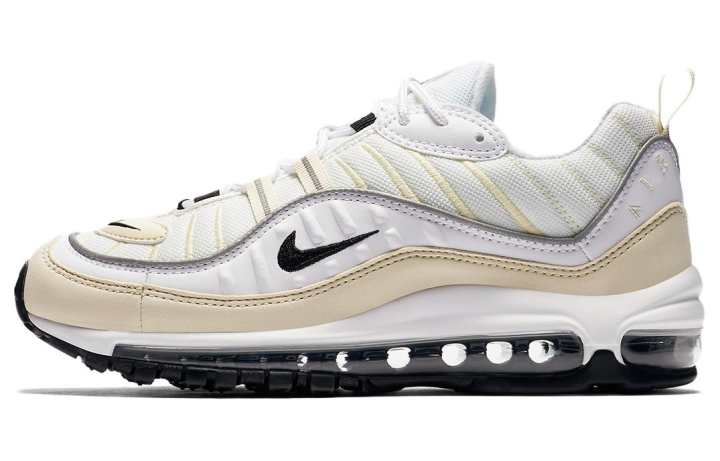 Nike Nike Air Max 98 Low top Running Shoes Men's Ecru