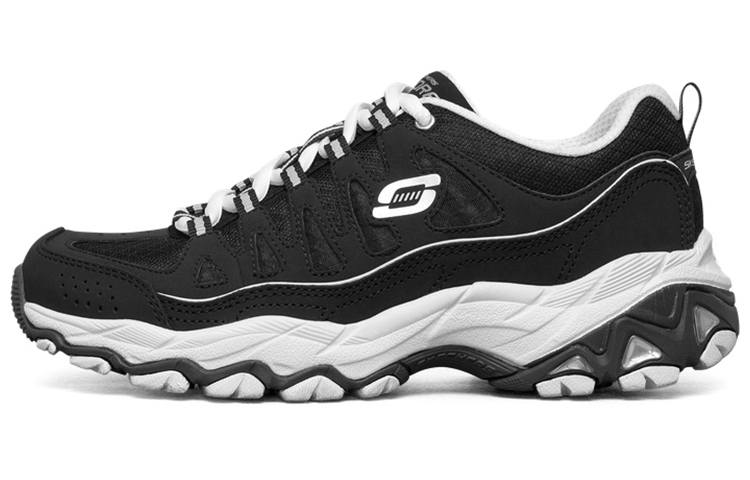 Skechers D'Lites Cushioning Low top Chunky Sneakers Women's Black White