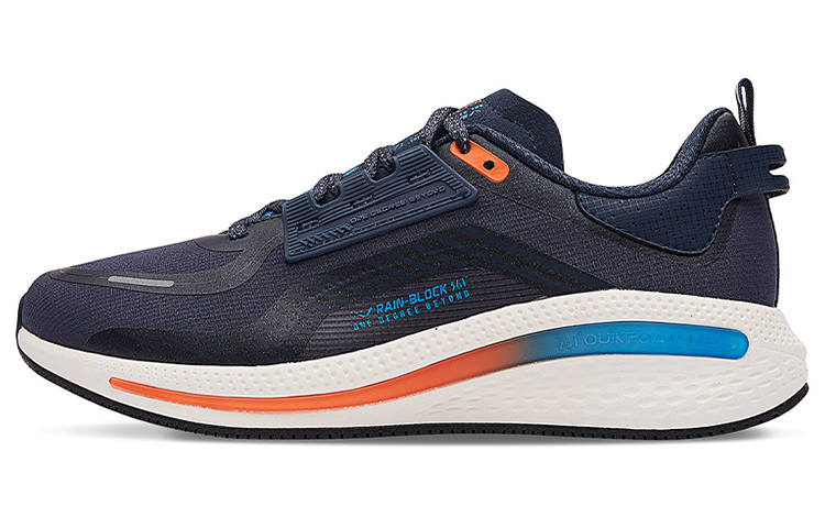 361° Fashion Breathable, Lightweight, Slip Resistant Low top Running Shoes Men's Ink Blue