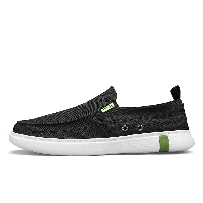 Jeep Canvas Abrasion Resistant Breathable Lightweight Height Increasing Low top Outdoor Shoes Men's
