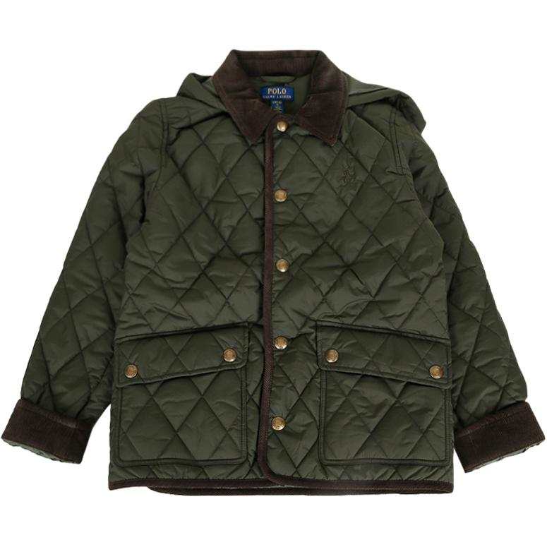 Polo Ralph Lauren Padded Jacket FW25 Olive Green Kids'
