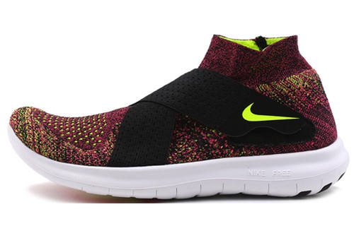Nike Nike Free Rn Motion Fk 2017 'Black Volt Racer Pink' Women's