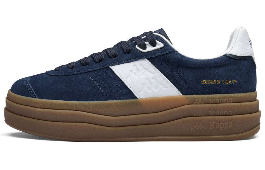 Kappa K Love Back to Back Slip Resistant, Abrasion Resistant, Height Increasing Low top Skateboard Shoes Women's