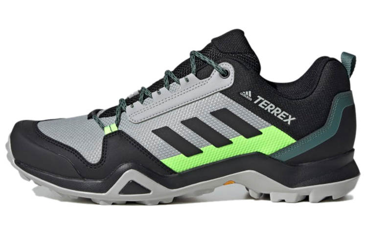 Adidas Adidas Terrex AX3 GTX Fabric Comfortable Breathable Low top Outdoor Shoes Men's Black Gray
