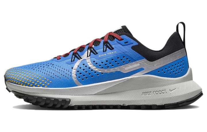 Nike Nike React Pegasus Trail 4 Light Photo Blue Track Red Black Metallic Silver Women's