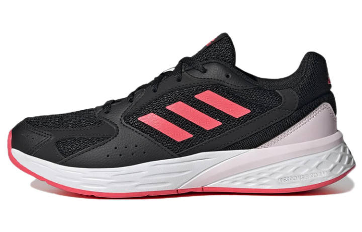 Adidas Adidas Response Running Shoes Women's Low Top Black/Pink/White