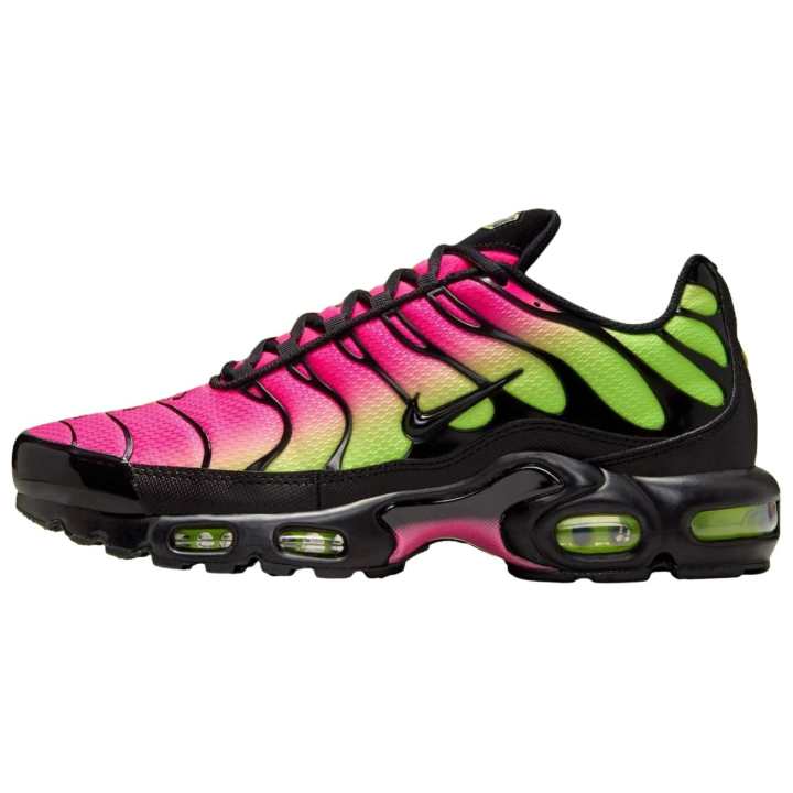 Nike Nike Air Max Plus Breathable Support Casual Running Shoes Unisex Pink Green