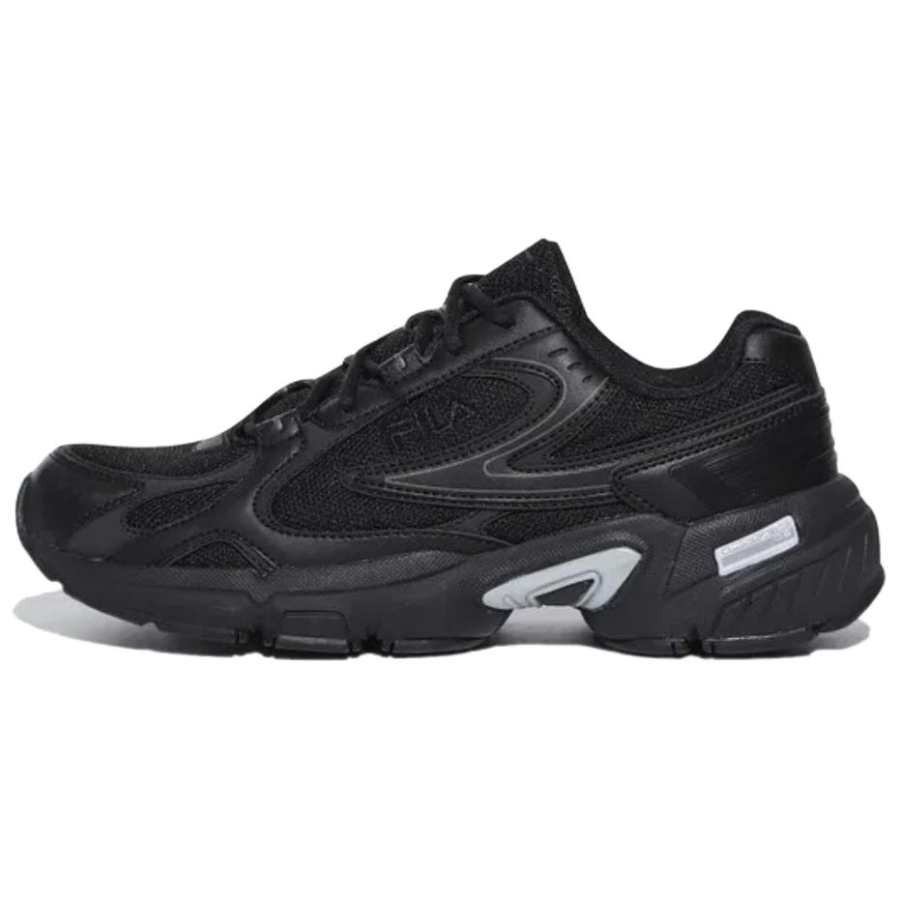 FILA Abrasion Resistant Abrasion Resistant Low top Running Shoes Unisex Black