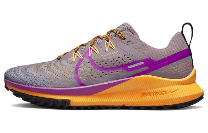 Nike Nike React Pegasus Trail 4 Purple Smoke Total Orange Peach Cream Vivid Purple Women's