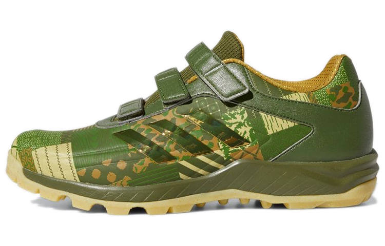 Adidas Adidas Japan Trainer Graphic Abrasion Resistant Low top Running Shoes Men's Olive Green