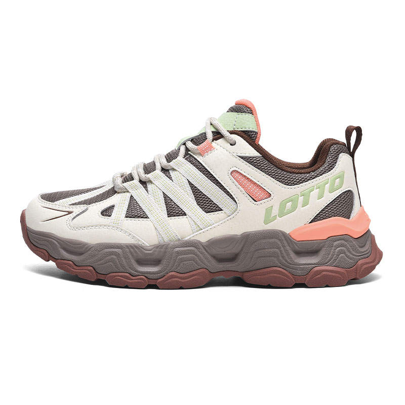 LOTTO Cushioning Slip Resistant Abrasion Resistant Low top Functional Shoes Women's Taupe