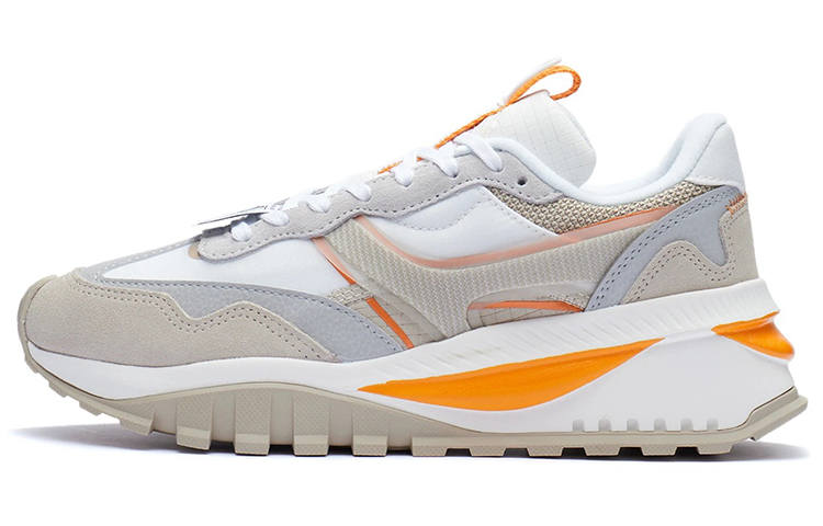 Li-Ning Li Ning Fangyuan EVO Cushioning Slip Resistant Abrasion Resistant Low top Running Shoes Women's Mist Apricot