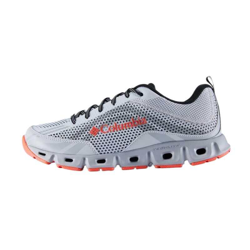 Columbia Strap Textile, Synthetic Leather Cushioning Support Low top Outdoor Shoes Men's Gray