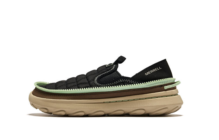 MERRELL Hutmoc 2 Lightweight Outdoor Shoes Women's Black Green Khaki