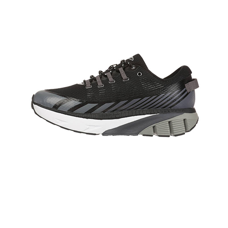 MBT Curved Sole Thick Sole MTR 1500 TRAINER Low top Running Shoes Men's Black