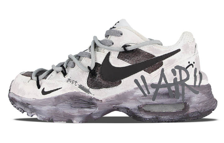 Nike Nike Air Max Fusion Decaying City Fabric Cushioning Slip Resistant Abrasion Resistant Breathable