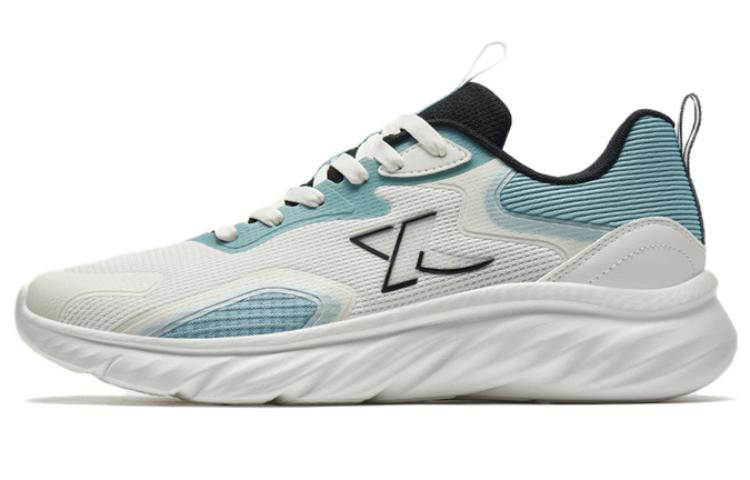 XTEP Shuyue1.5 Cushioning Slip Resistant Abrasion Resistant Low top Running Shoes Men's White Blue