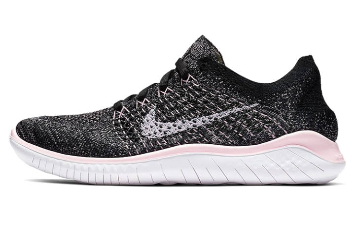 Nike Nike Free Rn Flyknit 2018 Black Pink Foam Women's
