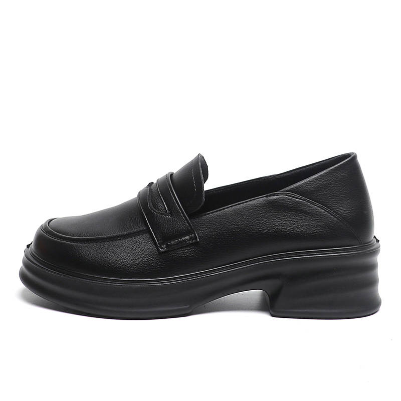 WARRIOR Warrior Loafers 4.5cm Women's Black