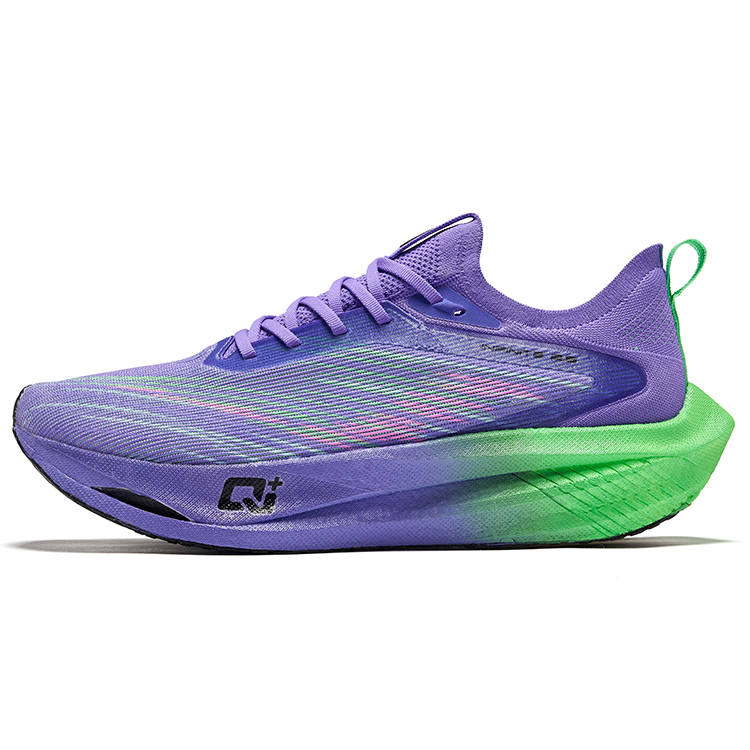 Erke Blue Environment 2.5 Cushioning Breathable Rebound Low top Running Shoes Men's Aurora Purple Colorway