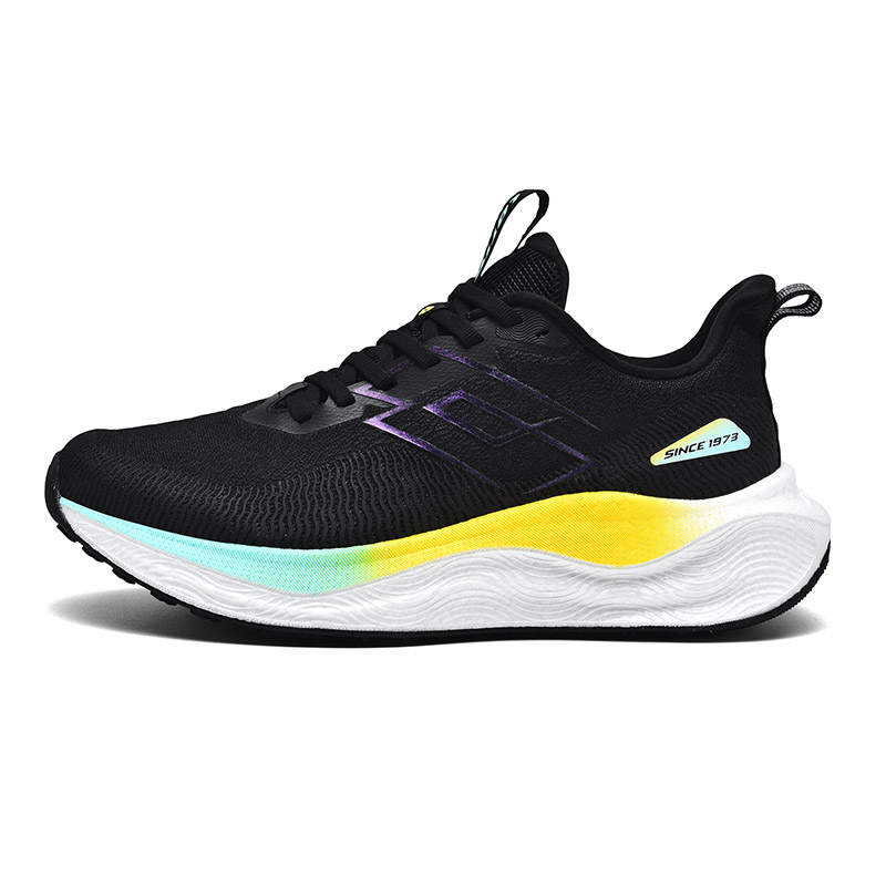LOTTO Cushioning Anti-Slip Wear-Resistant Breathable Impact-Resistant Low-Top Running Shoes Men's Black