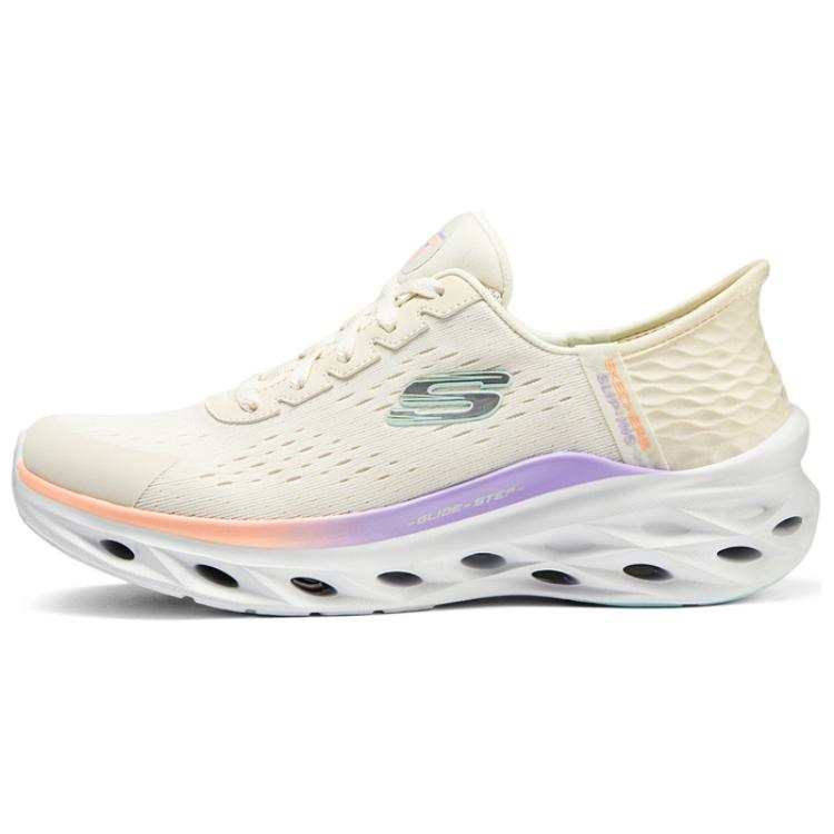 Skechers Comfortable And Breathable Cushioning Low top Casual Running Shoes Women's White
