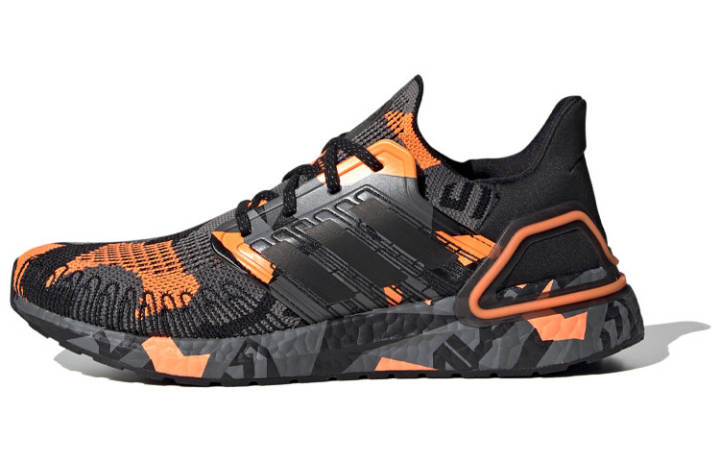 Adidas Adidas UltraBoost 20 'Geometric Pack - Black Signal Orange'