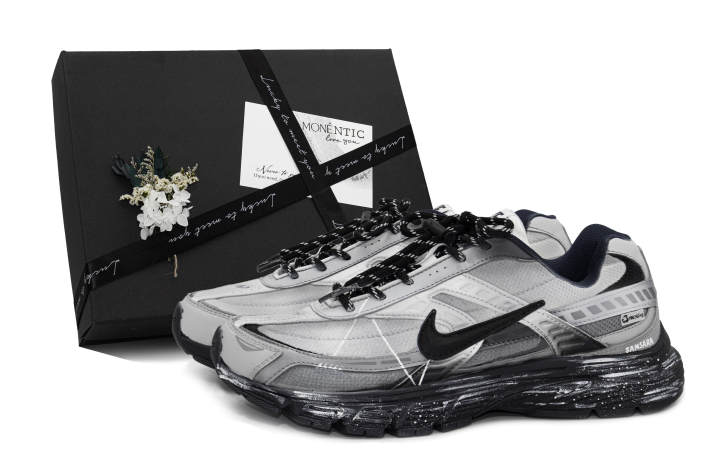 Nike Nike Initiator Abrasion Resistant Breathable Low top Sprint Running Shoes Unisex Black Gray