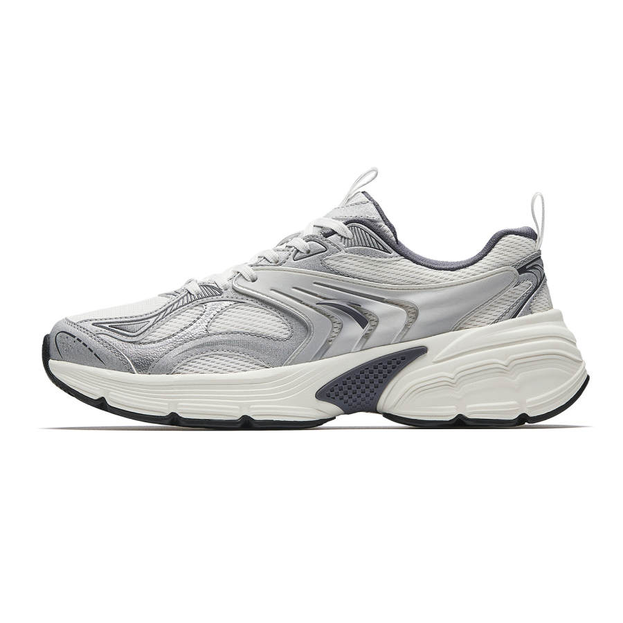 Anta AT959 Low top Running Shoes Men's White Silver Gray