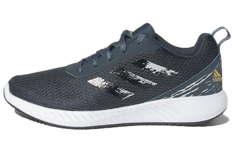 Adidas Adidas Adi Bounce Comfortable Slip Resistant Abrasion Resistant Low top Running Shoes Men's Blue White