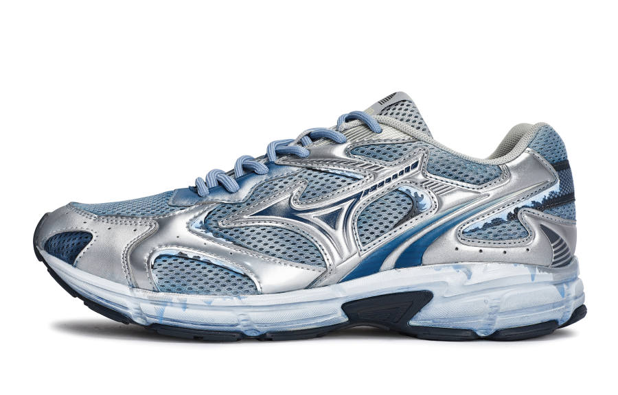 Mizuno x 811ZHIZAO Speed 2K Abrasion Resistant Low top Running Shoes Unisex Silver Blue