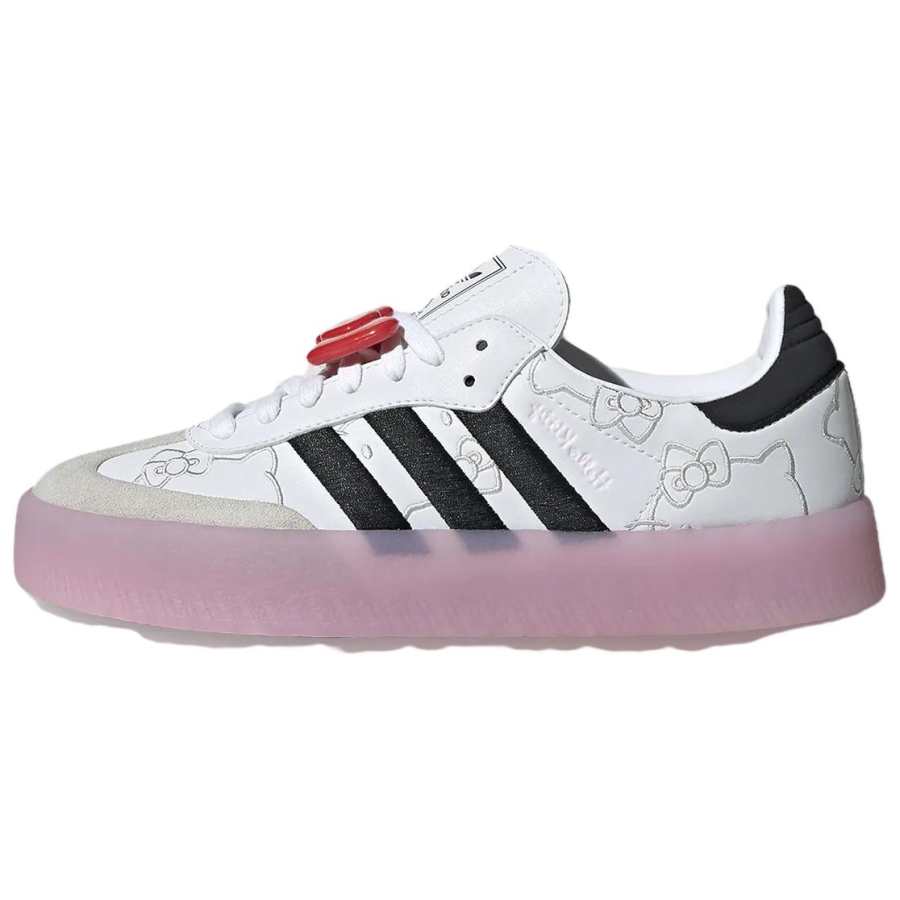 Adidas Originals Sambae Hello Kitty x Sambae Wmns Adidas Originals 'White Black Clear Pink' Women's