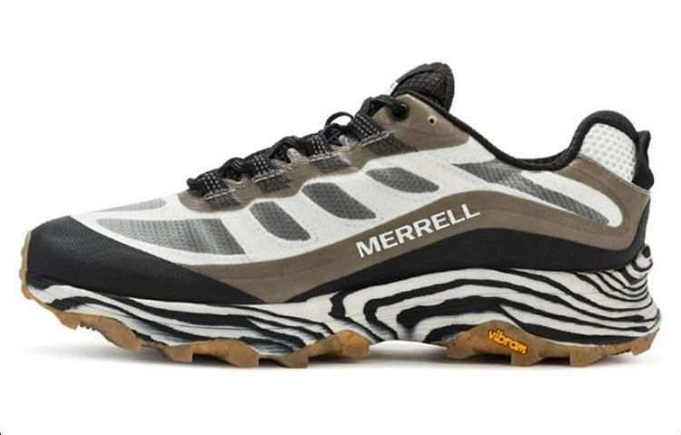 MERRELL Moab Speed Fashion Slip Resistant Abrasion Resistant Low top Outdoor Shoes Men's Black White