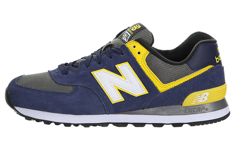 New Balance New Balance NB 574 Running Shoes Men's Low Top Blue/Yellow