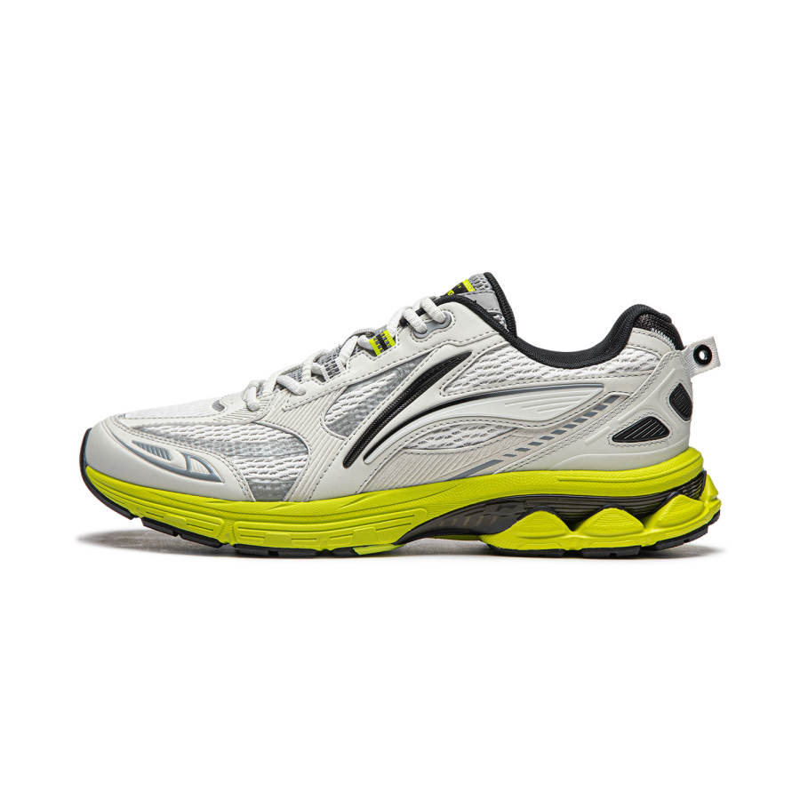 Li-Ning Li Ning Fuyao 2.0 Fabric Cushioning Slip Resistant Abrasion Resistant Lightweight Low top Casual Running Shoes Men's