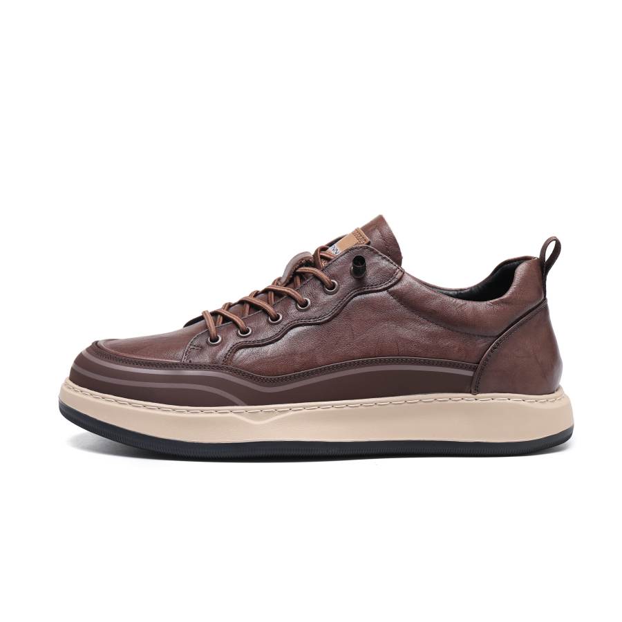 ZHENGDANNU Men's Casual Shoes Men's Brown