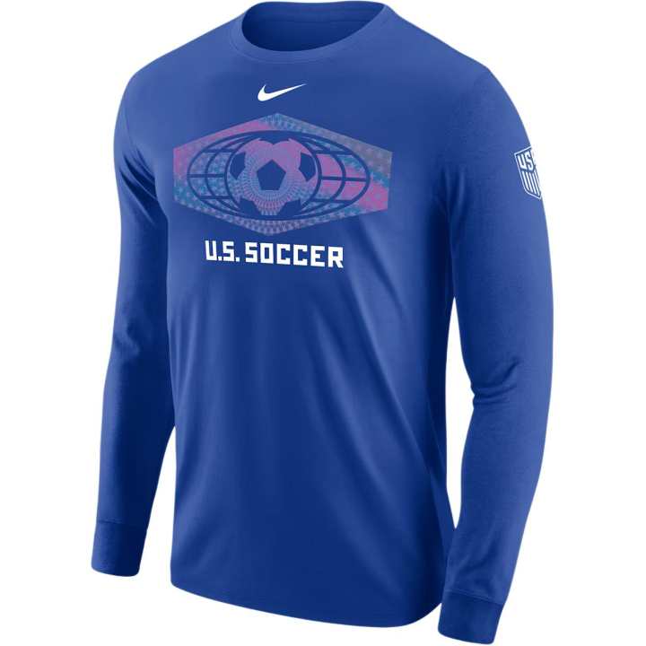 Nike Nike Usa Nike Men's Soccer Long-Sleeve Cotton T-Shirt
