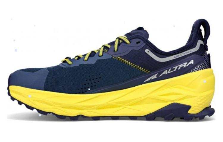 Altra Olympus 5 Cushioning Abrasion Resistant Cushioning, Wear Resistant Low top Running Shoes Men's Black Yellow