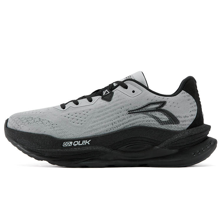 361° Fiery 5 Cushioning Abrasion Resistant Low top Running Shoes Men's Gray Black