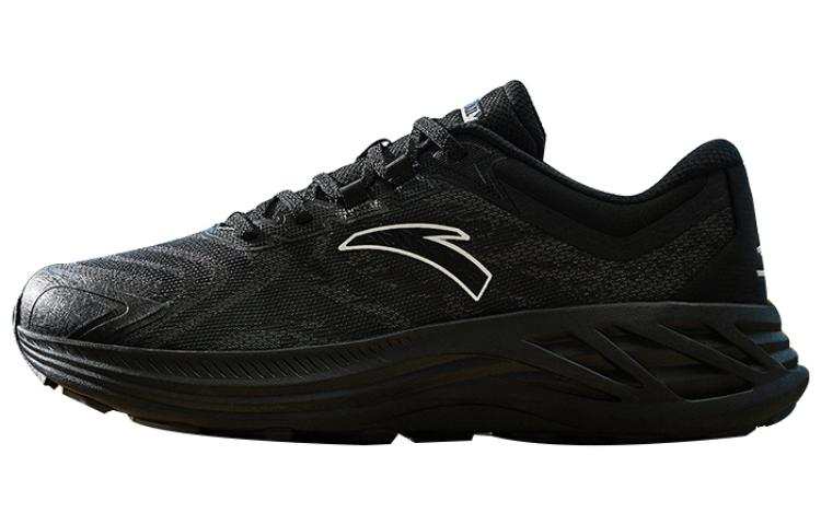 Anta Cushioning, Wear Resistant Low top Running Shoes Men's Black Gray