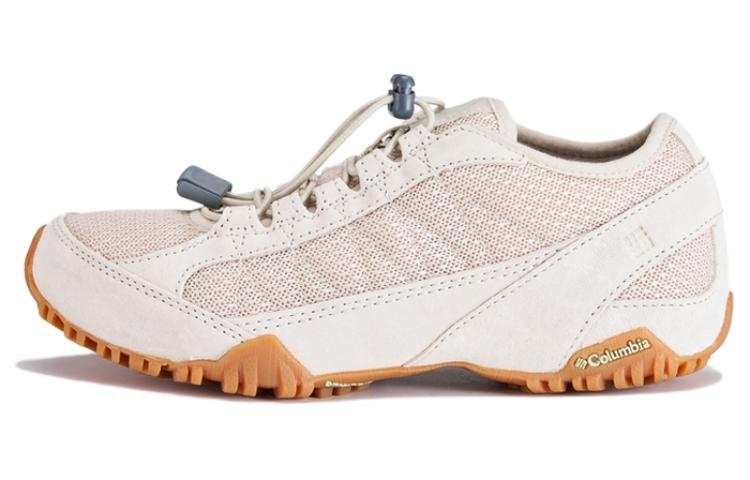 Columbia Fabric Breathable Abrasion Resistant Low top Outdoor Shoes Women's White Brown